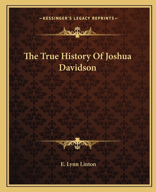 Couverture_The True History Of Joshua Davidson
