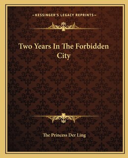 Front cover_Two Years In The Forbidden City
