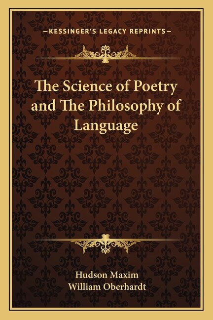 Couverture_The Science of Poetry and the Philosophy of Language