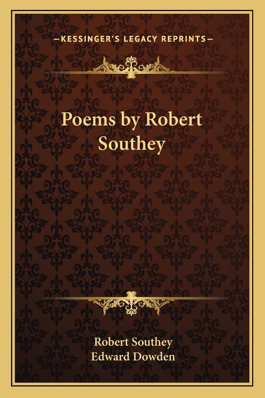 Front cover_Poems by Robert Southey