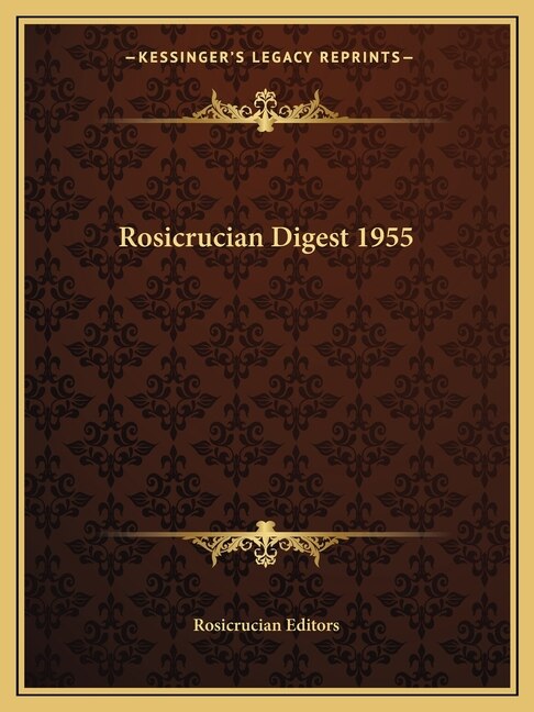 Front cover_Rosicrucian Digest 1955