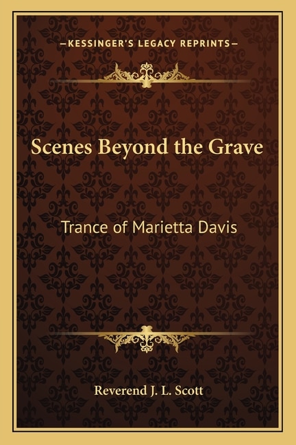 Couverture_Scenes Beyond the Grave