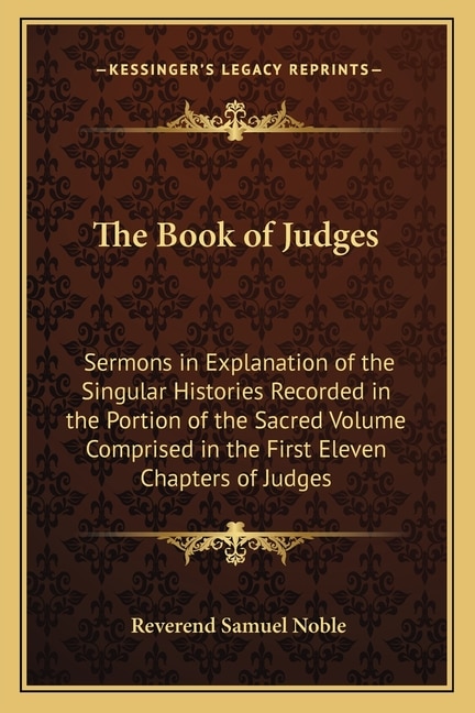 Couverture_The Book of Judges