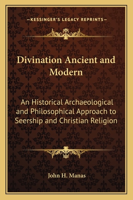 Front cover_Divination Ancient and Modern