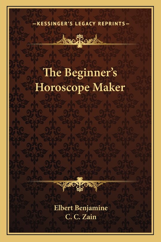 Front cover_The Beginner's Horoscope Maker