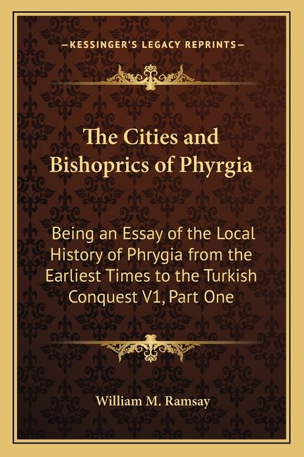 Couverture_The Cities and Bishoprics of Phyrgia