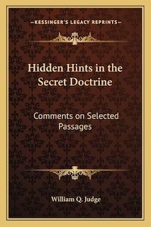 Front cover_Hidden Hints in the Secret Doctrine