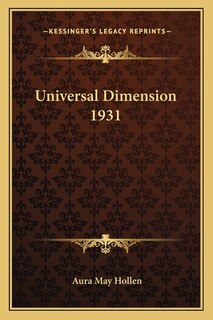 Universal Dimension 1931