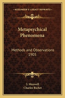 Couverture_Metapsychical Phenomena