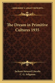 Front cover_The Dream in Primitive Cultures 1935