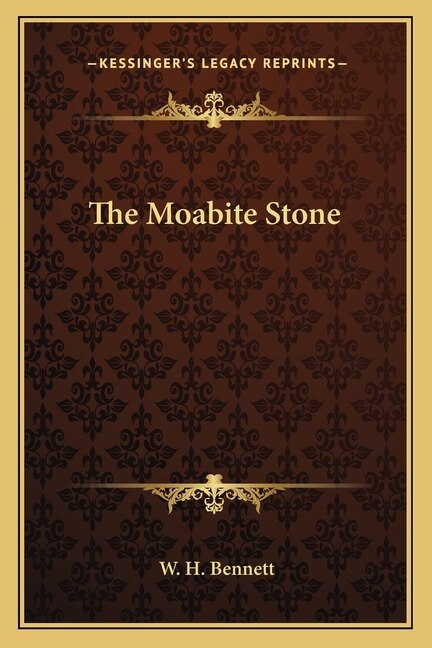 The Moabite Stone