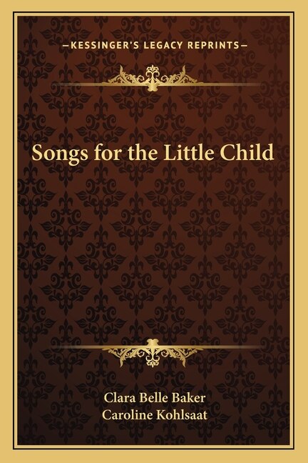 Front cover_Songs for the Little Child