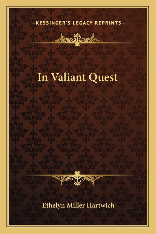Front cover_In Valiant Quest