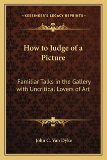 Front cover_How to Judge of a Picture