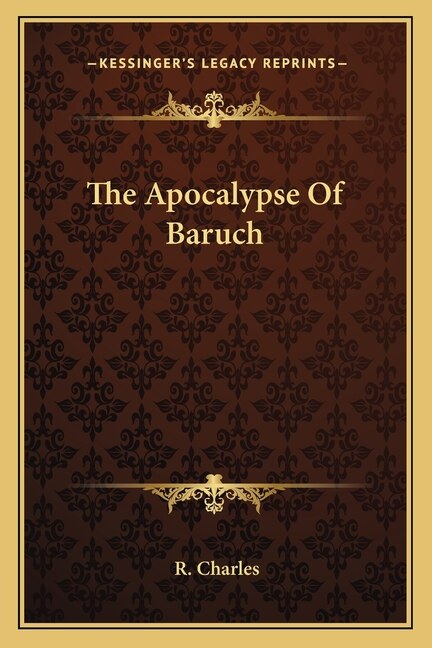 Couverture_The Apocalypse Of Baruch