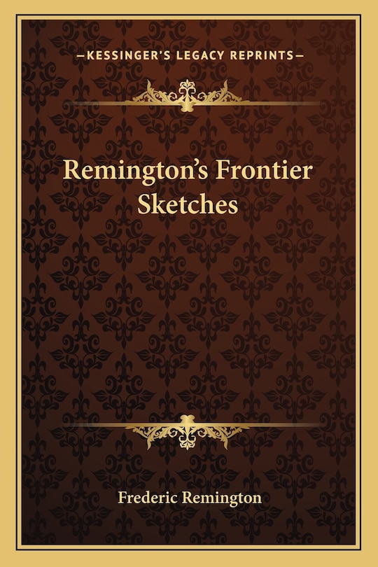 Couverture_Remington's Frontier Sketches
