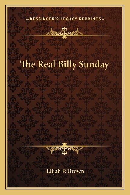 Couverture_The Real Billy Sunday