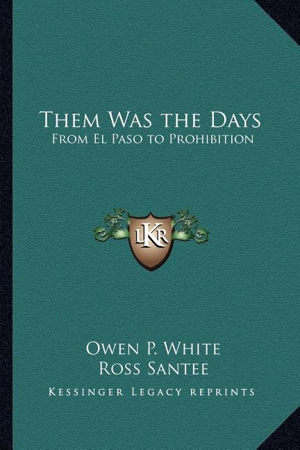 Couverture_Them Was the Days