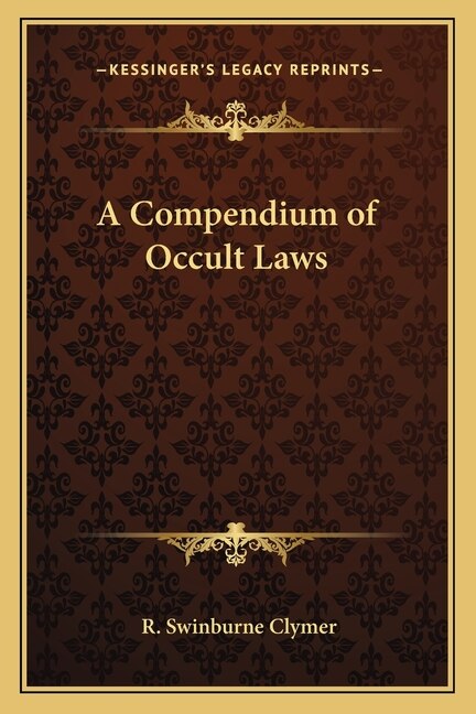 Front cover_A Compendium of Occult Laws