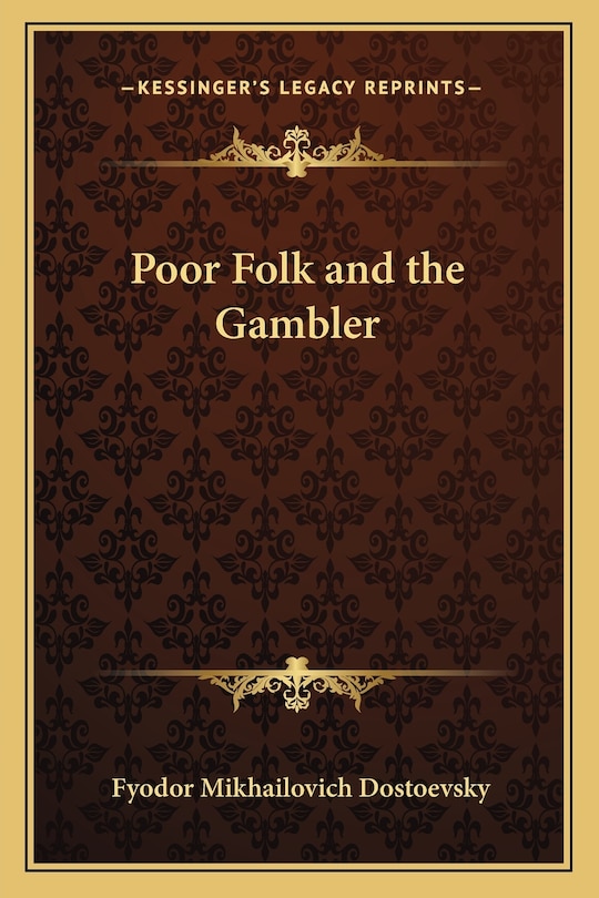 Front cover_Poor Folk and the Gambler