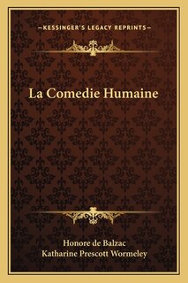 Front cover_La Comedie Humaine