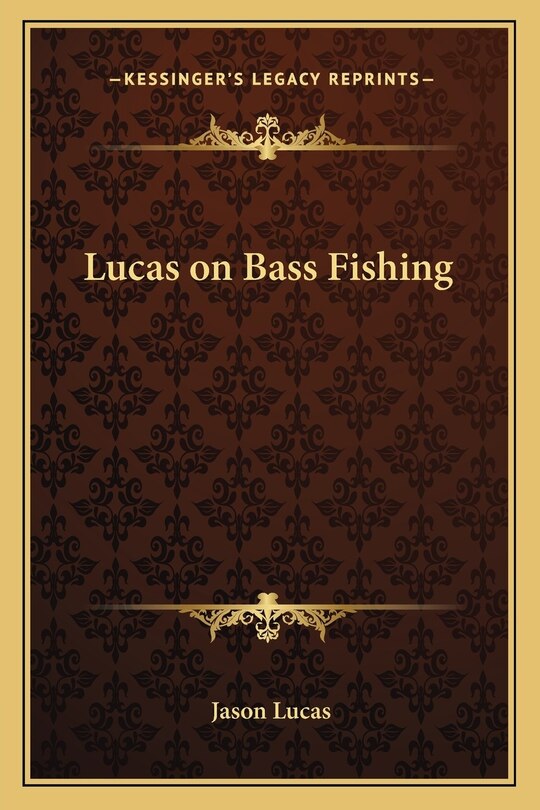 Couverture_Lucas on Bass Fishing