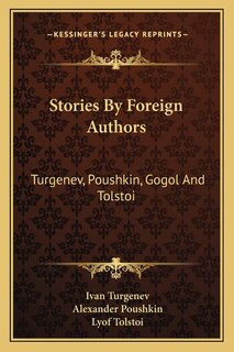 Front cover_Stories By Foreign Authors