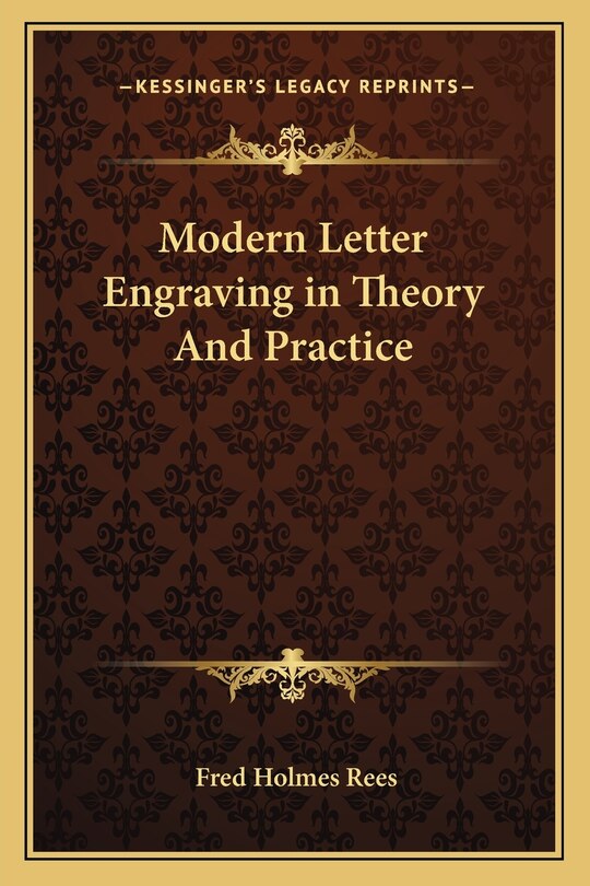 Front cover_Modern Letter Engraving in Theory and Practice