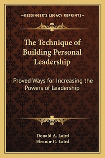 Couverture_The Technique of Building Personal Leadership