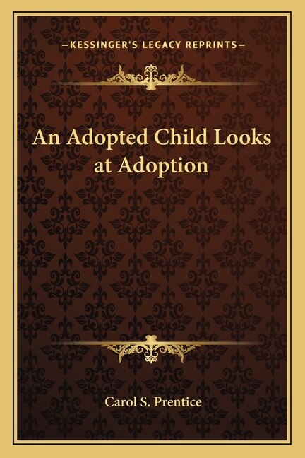 Front cover_An Adopted Child Looks at Adoption