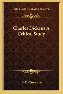 Front cover_Charles Dickens a Critical Study