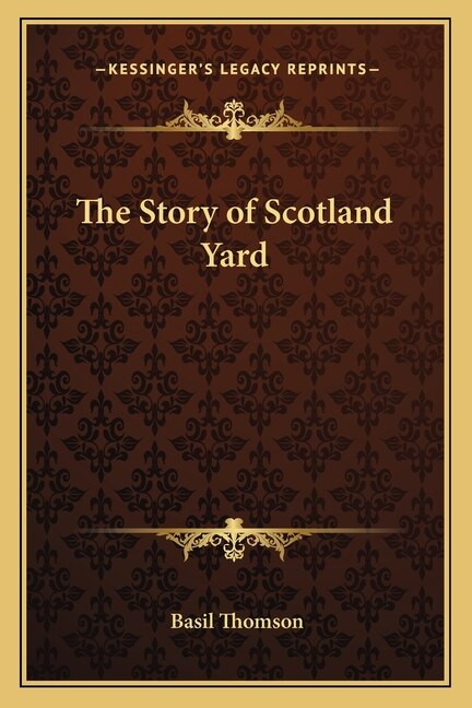 Couverture_The Story of Scotland Yard