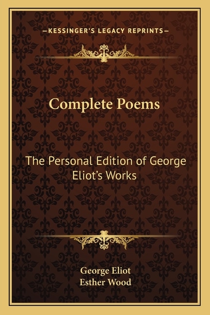Front cover_Complete Poems