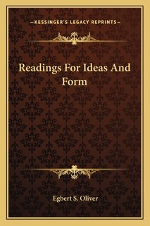 Front cover_Readings For Ideas And Form