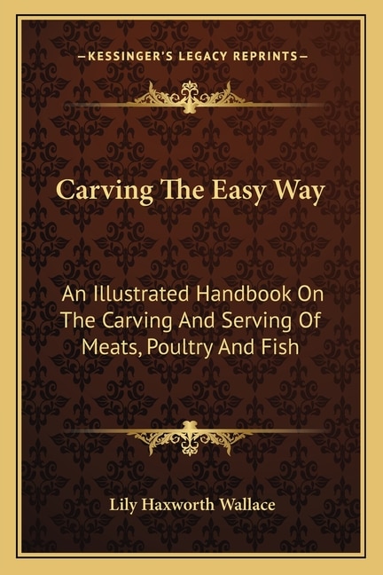 Couverture_Carving the Easy Way