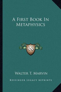 Couverture_A First Book In Metaphysics