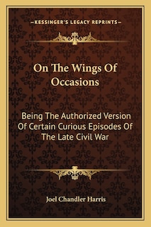 Couverture_On The Wings Of Occasions