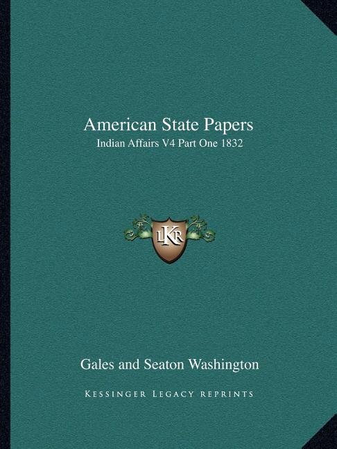 Couverture_American State Papers