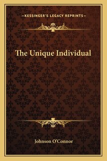Front cover_The Unique Individual