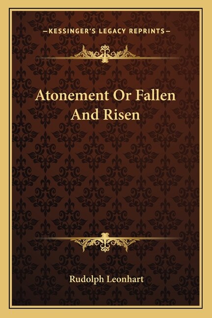 Front cover_Atonement Or Fallen And Risen