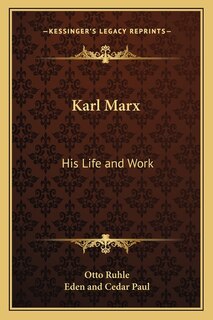 Front cover_Karl Marx