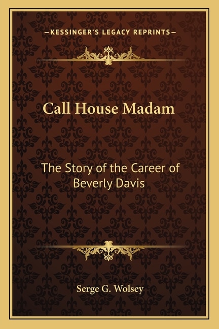 Couverture_Call House Madam