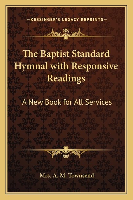 Front cover_The Baptist Standard Hymnal with Responsive Readings