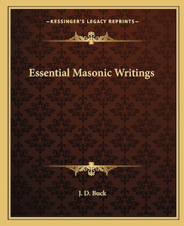 Front cover_Essential Masonic Writings