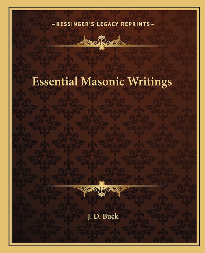 Front cover_Essential Masonic Writings