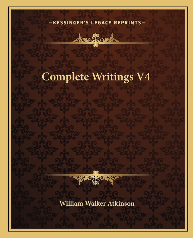 Front cover_Complete Writings V4