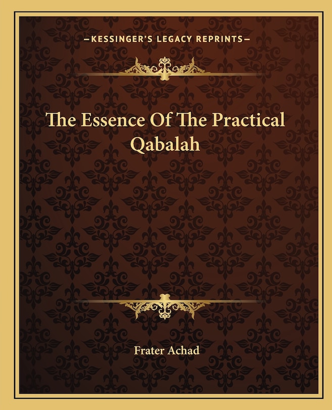 Front cover_The Essence Of The Practical Qabalah