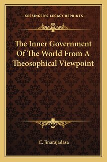 Front cover_The Inner Government Of The World From A Theosophical Viewpoint
