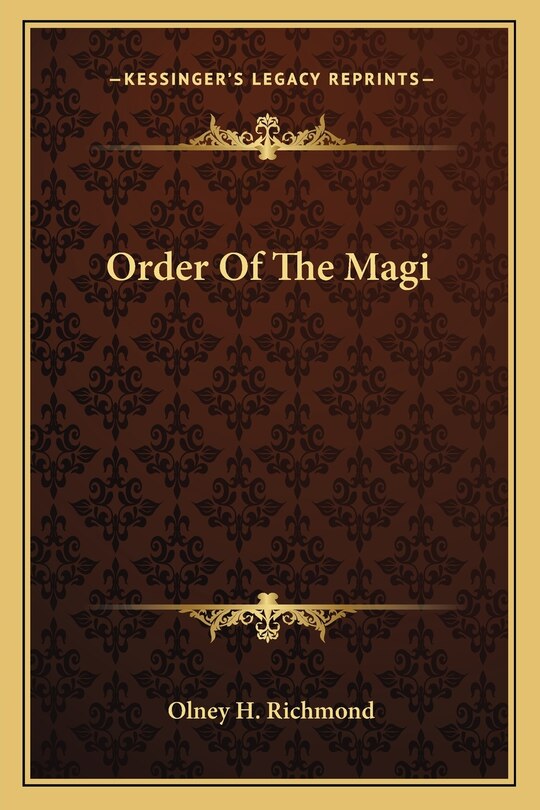 Front cover_Order of the Magi