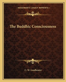 Couverture_The Buddhic Consciousness
